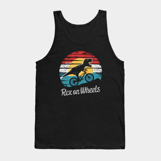 Rex on Wheels vintage retro Tank Top by LENTEE